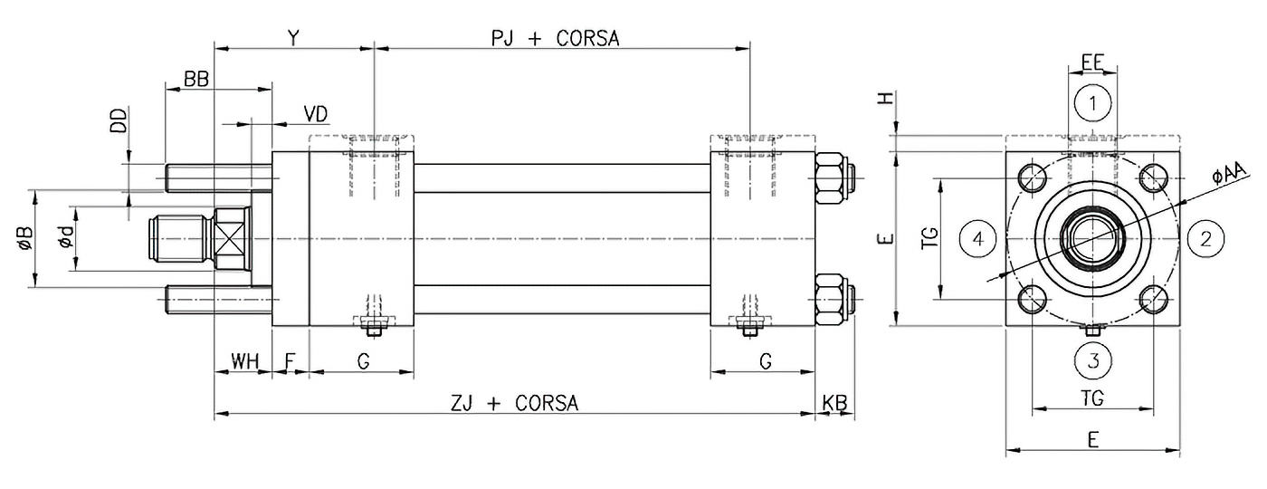 Design R mounting ISO MX3