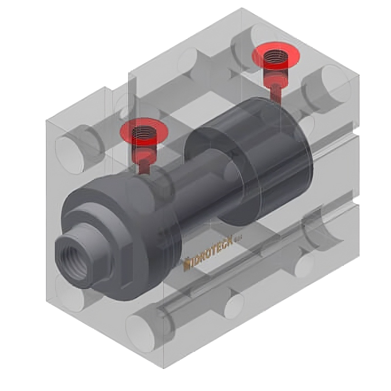 Cilindro in alluminio RT-MT Modello X