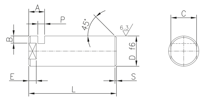 Pin to use on CTS supports